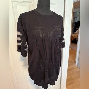 Minnie Rose Charcoal Knit Top